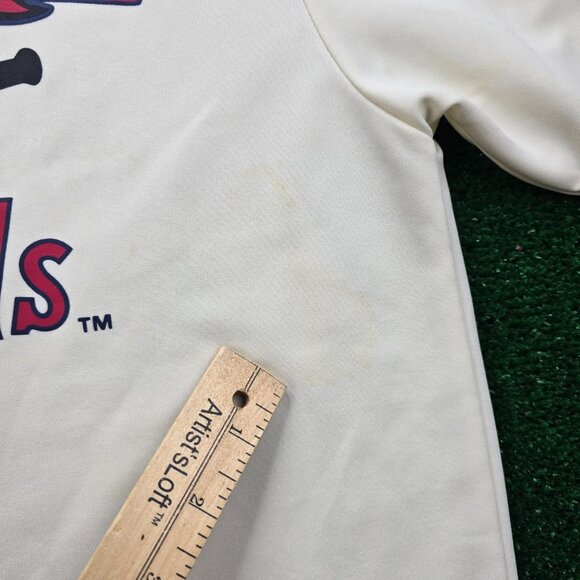 St Louis Cardinals Jersey Mens XL White Beige MLB Baseball Sports Twin Bird #2 - Picture 8 of 15